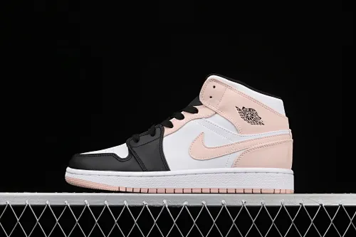 All categories Air Jordan Jordan series basketball shoes Air Jordan 1 Mid Air Jordan 1 Mid SE "Game Royal" AJ1 Joe 1 Black Pink China 554724-133